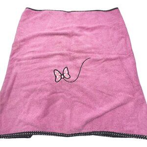 disney jumping beans kids baby bath towel pink bow cotton 2018 44x24" READ
